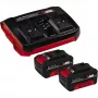 Akumulatoru komplekts Einhell 2x 4.0Ah Twincharger AC LED