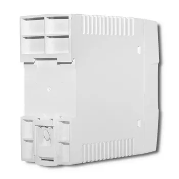 Qoltec Din Sliežu Barošanas Bloks | 40W | 24V | 1.67A | Balts | Plāns