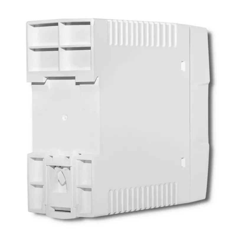 Qoltec Din Sliežu Barošanas Bloks | 40W | 24V | 1.67A | Balts | Plāns