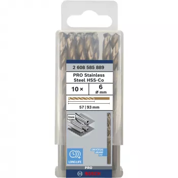 Urbju komplekts Bosch HSS Twist Drill Bits Cobalt 2608585889