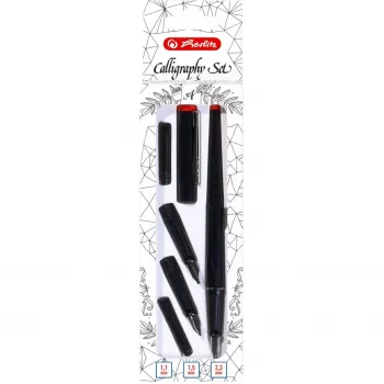 Pildspalvu komplekts Herlitz 8623001 Melns 5 gab.