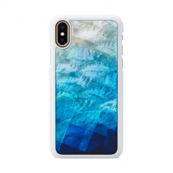 iKins telefona maciņš iPhone XS/S zilā ezerā balts