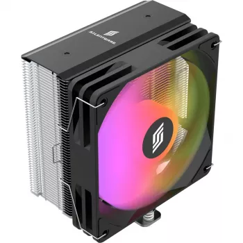 CPU dzesētājs Silentware Bora 120 mm, melns/sudrabs, modelis BORA