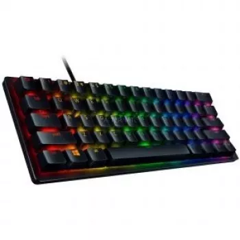Razer Huntsman Mini, Gaming tastatūra, melna, DE-Layout, Razer Lineārie optiskie (sarkanie)