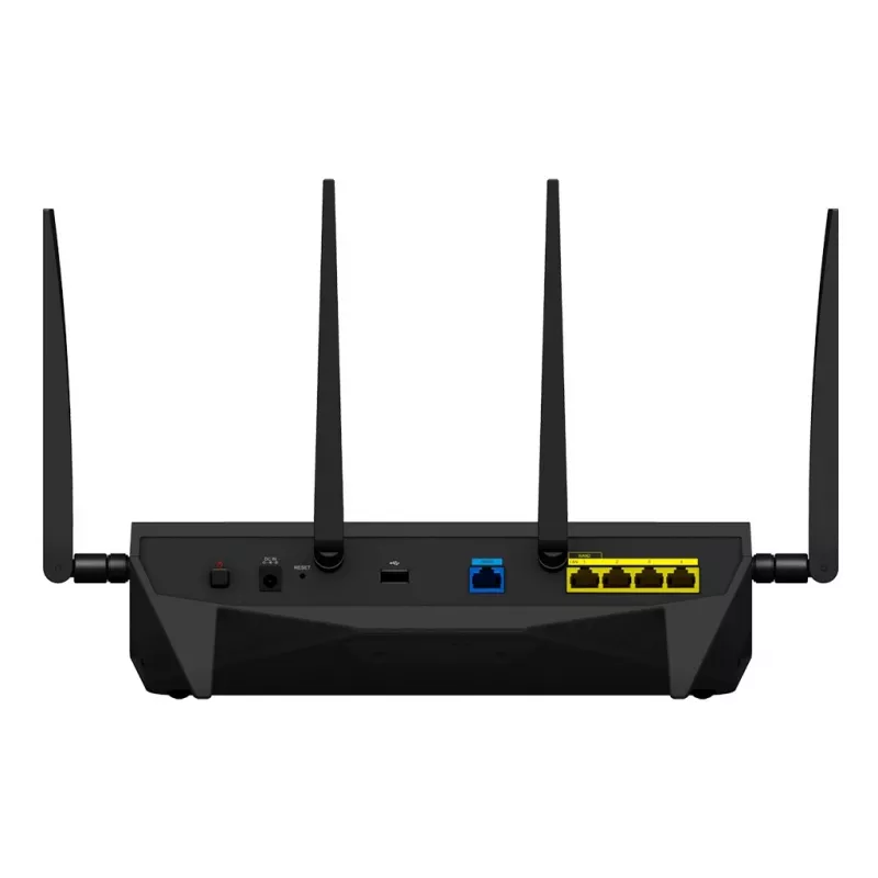 Synology RT2600AC bezvadu maršrutētājs Gigabit Ethernet divu joslu (2.4 GHz / 5 GHz) Melns
