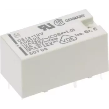 Panasonic PCB relejs 12 V/DC 10 A 1 Normāli atvērts kontakts DE1A12 1 gab.