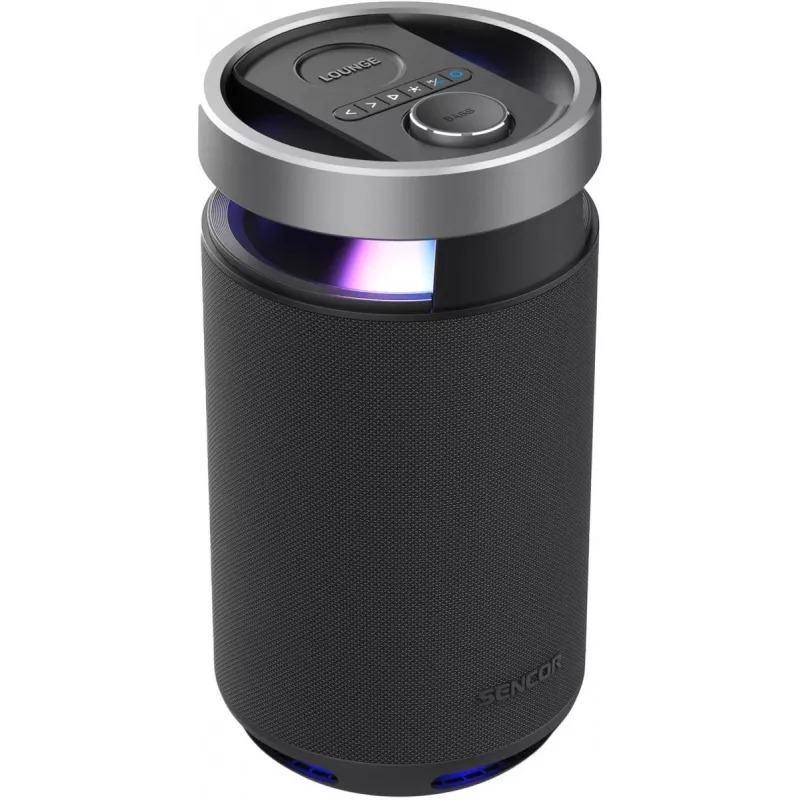 Pārnēsājams Bluetooth skaļrunis SENCOR Resonex Lounge 130W, IPX7 ūdensizturīgs, TWS, LED apgaismojums