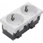 HAGER ESR2339010 Schuko kontaktligzda 2-f Rastec 33G rw (ESR2339010)