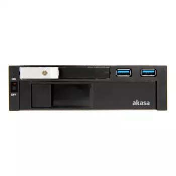 Akasa AK-IEN-01 2.5/3.5 collu diskdziņa nodalījuma panelis Melns