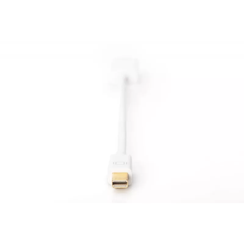 Digitus Mini DP uz HDMI Type A adaptera kabelis 0.15 m balts