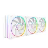 Korpusa ventilators MODECOM VOLCANO LOOP 120 ARGB White — 120 mm, ARGB apgaismojums, PWM atbalsts, 400–1400 RPM