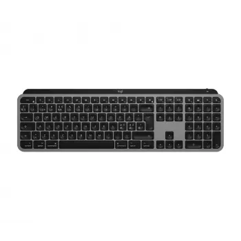 Logitech Master Series MX Keys S for Mac - pilna izmēra tastatūra - ar fona apgaismojumu - bezvadu - Bluetooth LE - QWERTY - Nordic (dāņu/somu/norvēģu/zviedru) (920-011633)