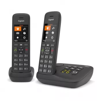 Gigaset C575A Duo bezvadu analogais/DECT telefons ar divām klausulēm