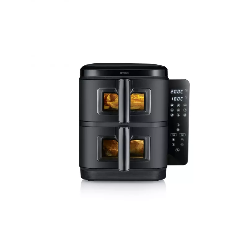Fritieris SEVERIN FR 2468 S-Fry Duo Stack 2-in-1, dubultā groza dizains