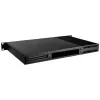 Akasa Galileo TU3 1U statnē montējams Thin Mini-ITX korpuss, bez ventilatora, OEM, melns