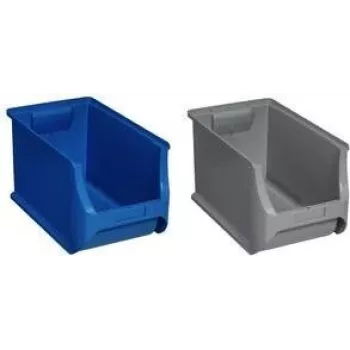 Uzglabāšanas kaste allit ProfiPlus 456275 355×205×200 mm, pelēka, plastmasas, sakraujama