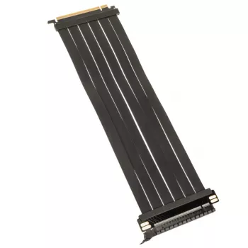 Kolink PCI Express 5.0 x16 uz x16 pacēlāja kabelis, 180 grādi, melns - 30 cm