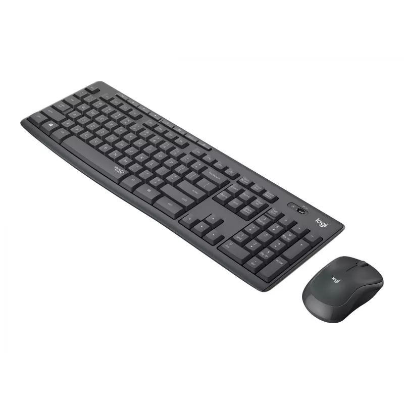 LOGITECH MK295 Klusais Bezvadu Komplekts GRAPHITE