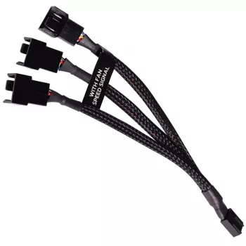 Alphacool 18679 RGB sadalītāja kabelis 150mm melns plastmasas