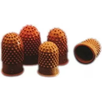 Rexel Thimblettes Velos 00. izmērs - 15mm Ø Oranžs Kaste/10
