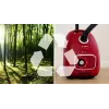 Putekļsūcējs Bosch BGB 41RD3H — 600 W, 4 L putekļu maiss, HEPA filtrs, 11 m darbības rādiuss, teleskopiskā caurule, sarkans