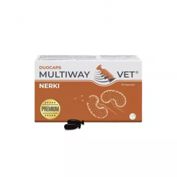 JM Sante Multiway Vet Duocaps Kidneys atskrūvējamās kapsulas suņiem un kaķiem, 60 gab.