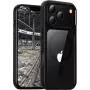 Telefona maciņš jt berlin BackCase Pankow Hybrid MagSafe Apple iPhone 17 Pro Max melns caurspīdīgs