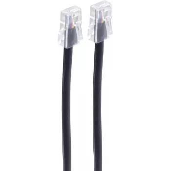 Telefona kabelis ShiverPeaks BS70083-8/8 3m Melns