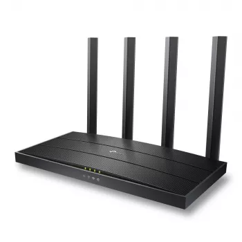 TP-Link Archer AX17 bezvadu maršrutētājs Gigabit Ethernet divjoslu (2.4 GHz / 5 GHz) Melns