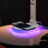 Galda lampa Hawk HW-LAMP03 White RGB — regulējama LED lampa ar RGB apgaismojumu