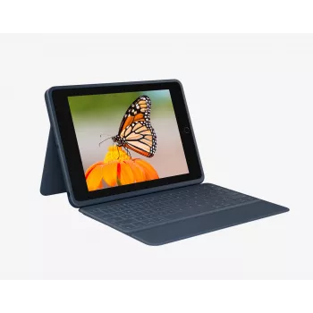 Logitech 920-009659 Classic Blue – izturīga tastatūra un maciņš iPad 10.2 collu (7., 8., 9. paaudze)