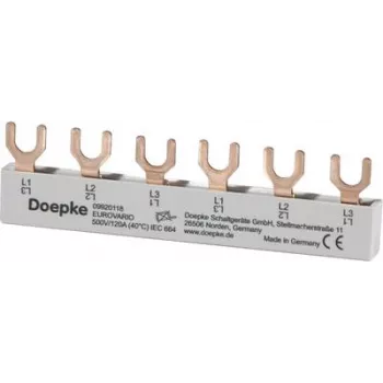 DOEPKE Sadales kopne 3fāžu EV-SG3.6.120 Dakšveida uzgalis 120A, 6 TE EV-SG3.6.120 (09920118)
