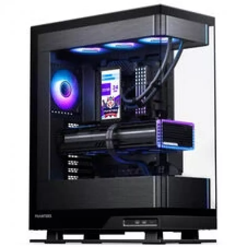 Phanteks Glacier One 360M25 LCD šķidruma dzesēšanas sistēma, 6 collu displejs - 360 mm, melna