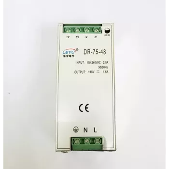 Strāvas padeve extra digital DIN-75-48 48V 1.6A DIN-sliežu montāžas komutācijas adapteris