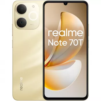 realme Note 70T 17.1 cm (6.74 collu) Dual SIM Android 15 4G USB Type-C 4 GB 128 GB 6000 mAh Zelts