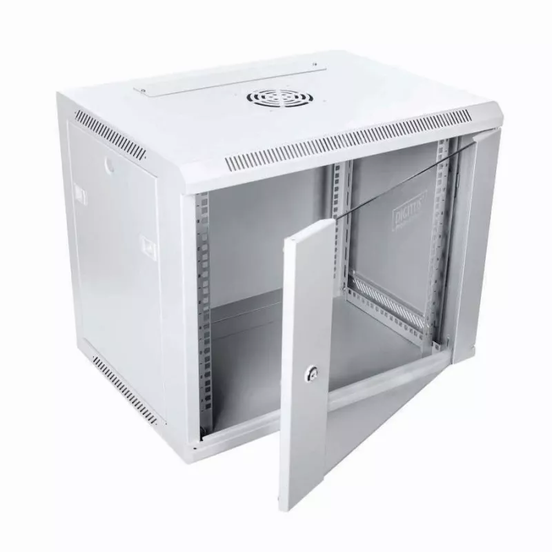 Digitus DN-W19 09U/450 sienas skapis 9U gaiši pelēks