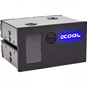Alphacool Eisfach - viena Laing D5 sūkņa - dubultā 5,25 collu nodalījuma stacija (15247)