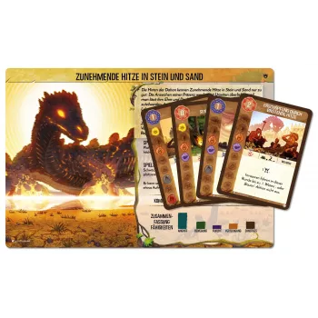 Spirit Island: Zunehmende Hitze in Stein and Sand, galda spēles mini-paplašinājums