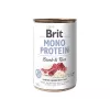Brit MONO PROTEIN Jēra gaļa ar rīsiem 400 g — konservi pieaugušiem suņiem, viena proteīna avots, bez konservantiem