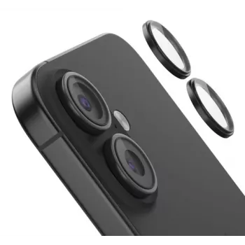 Belkin OVA181HQBK rūdīta stikla kameras lēcu aizsargs iPhone 16 / 16 Plus, 2 iepakojumā