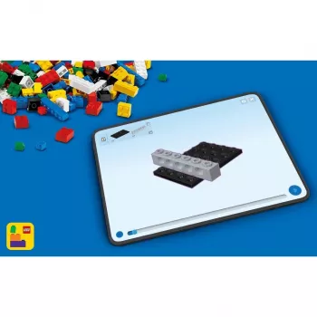 LEGO City komplekts 60415 Policijas auto un muskuļauto vajāšana — 213 detaļas, 2 minifigūras, vecumam no 6 gadiem