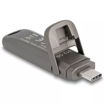 USB zibatmiņa DeLOCK 54013 512 GB USB Type-C Pelēka