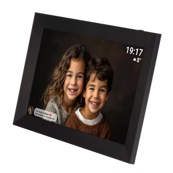 Denver PFF-1012 digitālais foto rāmis Melns 25.6 cm (10.1 inch) Skārienekrāns Wi-Fi