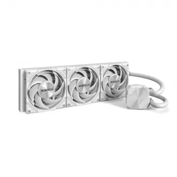Ūdens dzesēšana Montech HyperFlow Silent AiO - 360mm, balta