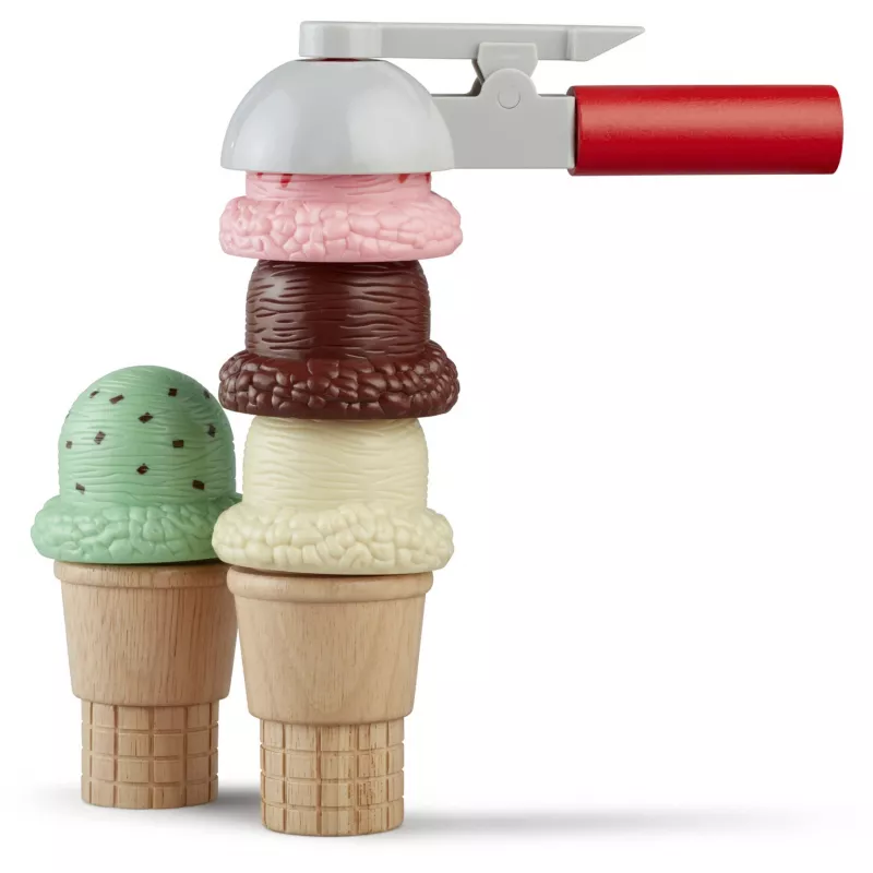 Melissa & Doug Scoop & Stack Ice Cream Set - Saldējuma komplekts
