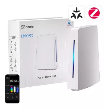Mājas viedais centrs Sonoff AIBridge — Wi‑Fi, ZigBee, Bluetooth, 2GB RAM, LAN