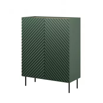 Plaukts ONDA 2D2S 98×45×127 cm zaļš, grīdas sienas skapis