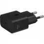 Samsung EP-T2510 universāls melns USB ātrās uzlādes lādētājs iekštelpām