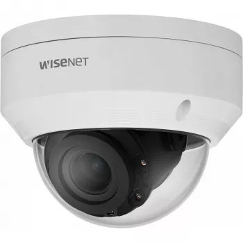 HANWHA WISENET tīkla kupola kamera 1/3 inch - fiksēts - diena/nakts - 3.3-10.3mm - 2560x1440 - infrasarkanais - IP66 - IK10 - PoE