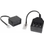 Telefona kabelis ShiverPeaks BS71017-2 0,2 m Melns